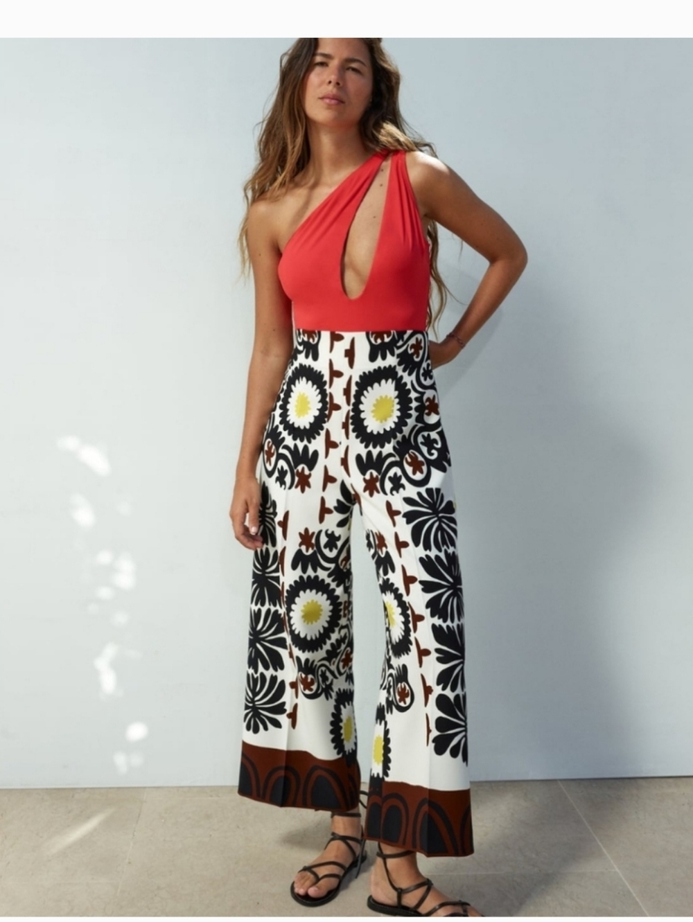 Zara Print Culottes, M